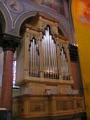 L'orgue Marco Fratti (2008) de l'église de la Trinité, Berne. Cliché personnel (20.04.2008)