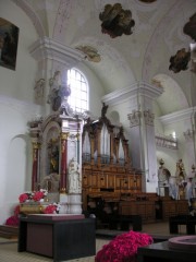 Grande vue de l'orgue de choeur Goll-Kuhn (2007). Cliché personnel