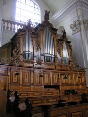 Autre angle de vue sur l'orgue de choeur, Engelberg. Cliché personnel