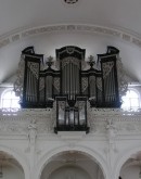 Grand Orgue Mathis (1987) de la Pfarrkirche de Stans. Cliché personnel (mai 2008)
