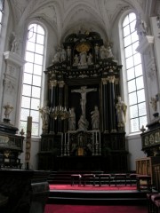 Le maître-autel baroque (de Gregor Allhelg). Cliché personnel