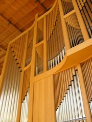 Une vue de la Montre de l'orgue. Cliché personnel