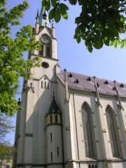 Vue de l'église St. Peter und Paul, Winterthur. Cliché personnel (mai 2008)