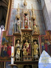 Vue de l'autel à droite de l'entrée du choeur. Cliché personnel