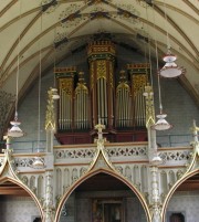 Vue de l'orgue avec le zoom. Cliché personnel