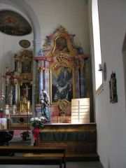 Vue de l'autel à droite du choeur. Cliché personnel