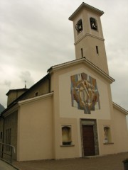 Eglise paroissiale S. Siro de Canobbio. Cliché personnel (fin mai 2008)