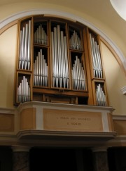Une dernière vue de l'orgue Mascioni de Canobbio (1991). Cliché personnel