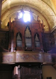 Une dernière vue de l'orgue historique. Cliché personnel