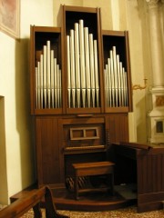 Vue de l'orgue Mascioni. Cliché personnel
