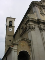 Eglise S. Laurenzo de Ligornetto. Cliché personnel (fin mai 2008)