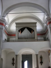 Vue en direction de l'orgue Mascioni (1972). Cliché personnel