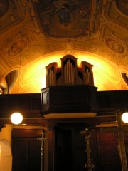 Une dernière vue de l'orgue et de sa tribune. Cliché personnel