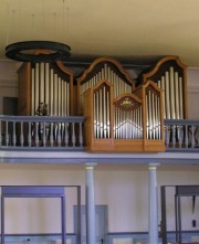 Une dernière vue de l'orgue Kuhn (1964). Cliché personnel