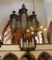 Une belle vue rapprochée de l'orgue. Cliché personnel