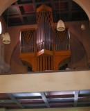 Vue de l'orgue Kuhn (1967) de l'église de Collombey (Valais). Cliché personnel (août 2008)