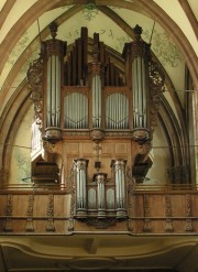 Une dernière vue de l'orgue A. Silberman de Marmoutier. Cliché personnel (août 2008)