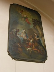 Vue d'une peinture dans le bras Nord du transept. Cliché personnel
