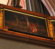 Un des 50 tableaux de J. F. Wülckhen (Crucifixion). Cliché personnel
