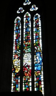 Autre vitrail à St-Martin de Colmar. Cliché personnel