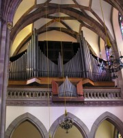Une dernière vue de l'orgue Roethinger, St-Pierre-le-Vieux, Strasbourg. Cliché personnel