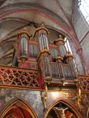 Une belle vue de la façade de l'orgue donnant sur la nef. Cliché personnel