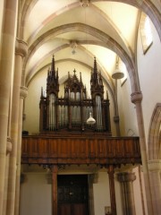 Une belle vue de l'orgue depuis l'entrée du choeur. Cliché personnel