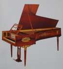 Piano-forte Sébastien Erard (Paris, 1808). Crédit: Instruments de musique et leur décoration, C. Rueger, Leipzig, 1985