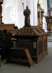 Vue plus rapprochée de l'orgue de choeur (1746). Cliché personnel