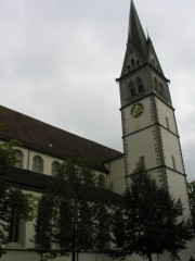 Vue extérieure de la Stephanskirche de Constance. Cliché personnel (sept. 2008)