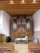Temple allemand de Moutier, l'orgue Goll. Cliché personnel