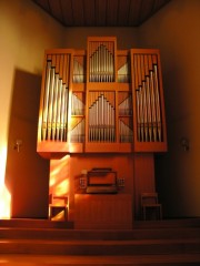 Une dernière vue de l'orgue Mathis. Cliché personnel (oct. 2008)