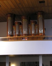 Vue de l'orgue dans la clarté finissante d'un soir d'octobre 2008. Cliché personnel