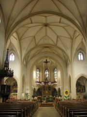 Laufen, église Herz-Jesu. La nef. Cliché personnel