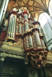 Haarlem, Grand Orgue Müller de l'église St-Bavo. Crédit: www.uquebec.ca/musique/orgue/