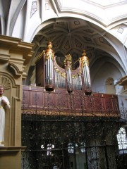 Une dernière vue de l'orgue d'Aloys Mooser (1826). Cliché personnel (fin déc. 2008)