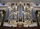 Façade de l'orgue immense du Town Hall de Sydney avec ses 32' en façade. Crédit: www.ohta.org.au/