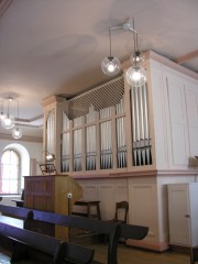 Autre vue de l'orgue en tribune. Cliché personnel