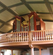 Autre vue de l'orgue de l'église d'Ins. Cliché personnel