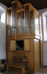 Vue de l'orgue Neidhart-Lhôte. Cliché personnel