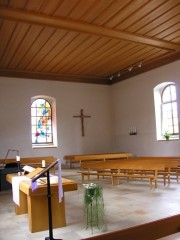 Vue intérieure de cette église. Cliché personnel