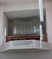 Vue de la Montre restante de l'orgue disparu. Cliché personnel