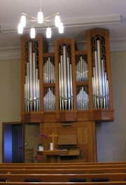 Une dernière vue de l'orgue du Temple de Sonceboz. Cliché personnel