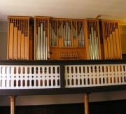 Temple de Bôle, l'orgue Neidhart et Lhôte (1982). Cliché personnel