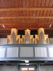 L'orgue Wälti de l'église d'Aarberg. Cliché personnel