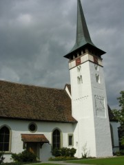 Eglise réformée de Mühleberg. Cliché personnel
