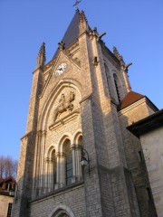 Abbaye de Montbenoît, vue extérieure. Cliché personnel
