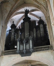 Vue du grand orgue Ghys dans son buffet historique de 1699. Cliché personnel