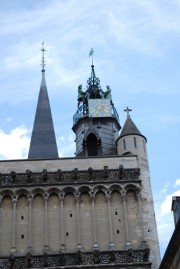 Vue de l'horloge à Jacquemart en façade. Cliché personnel