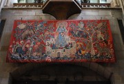 Vue de la fameuse tapisserie Terribilis (1950) accrochée sous l'orgue en tribune. Cliché personnel